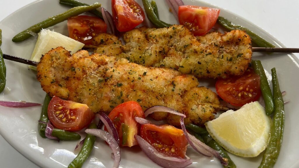 spiedini di gambero rosso
